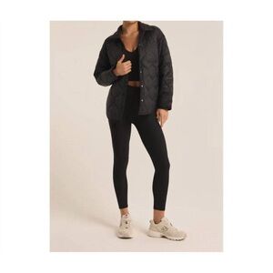 Z Supply Black Quilted Puffer Jacket